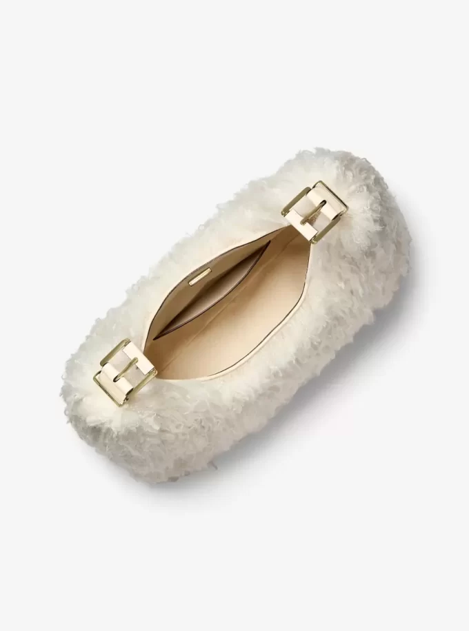 Nolita Große Hobo-Schultertasche aus Kunstfell