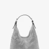 Nolita kleine Hobo-Schultertasche aus metallischem Strass-Mesh in limitierter Auflage Nolita kleine Hobo-Schultertasche aus metallischem Strass-Mesh in limitierter Auflage