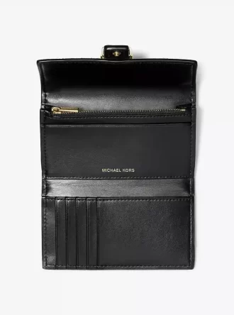 Nolita Medium Signature Logo Tri-Fold Wallet