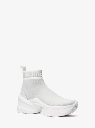 Olympia Metallic Stretch Strickstiefel