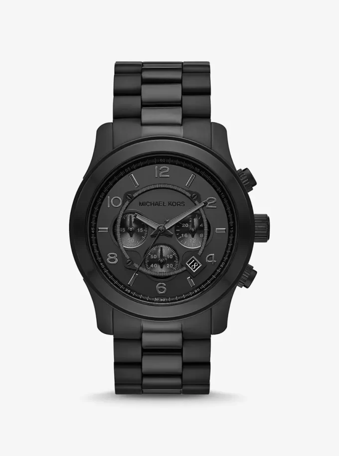 Oversized Runway Black-Ton Uhr