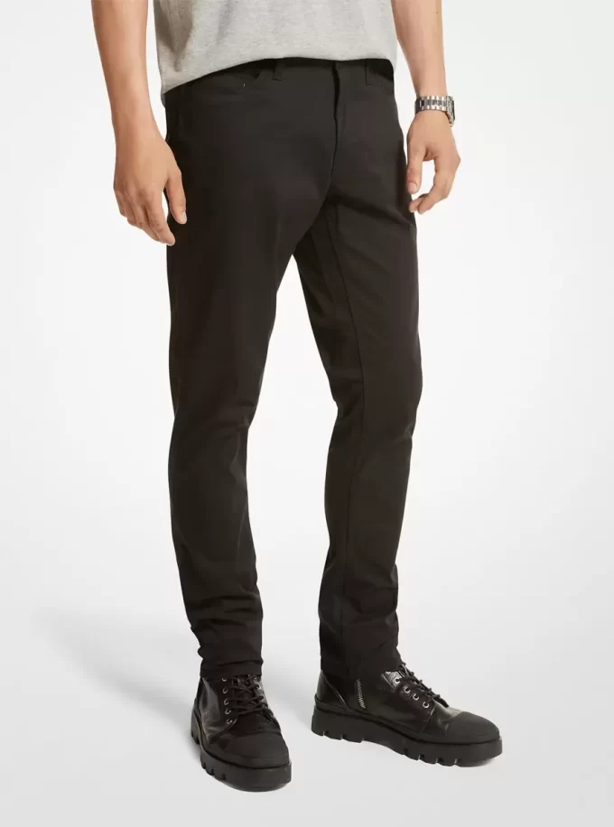 Parker Slim-Fit Stretch-Twill-Hose