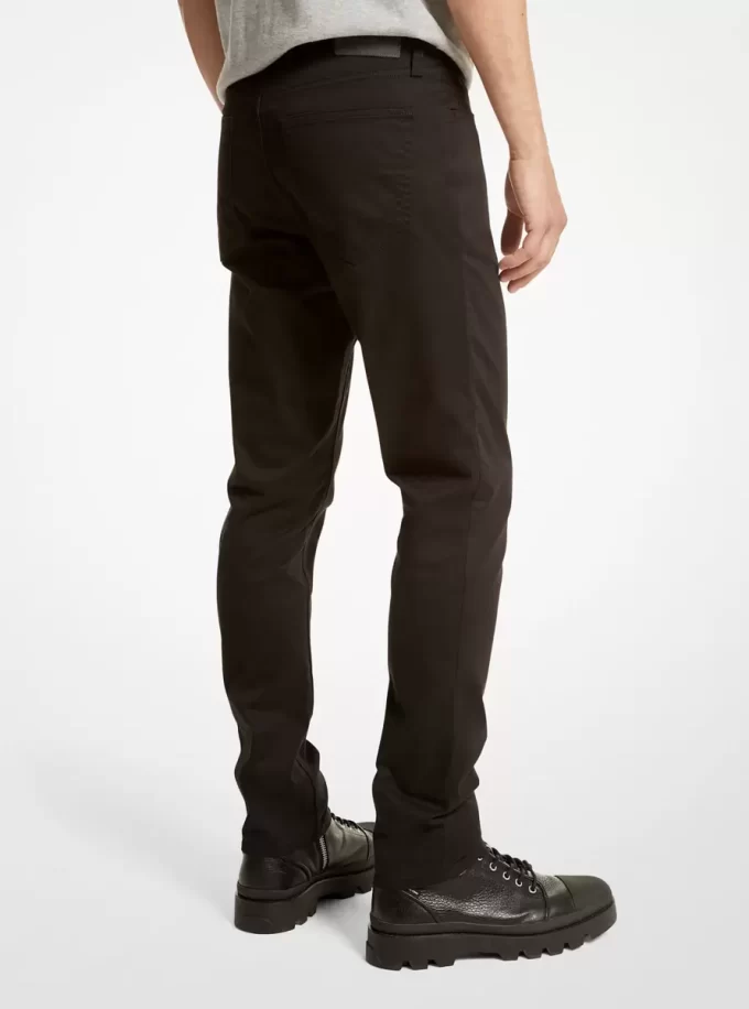 Parker Slim-Fit Stretch-Twill-Hose