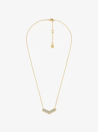 Pavé-Chevron-Halskette