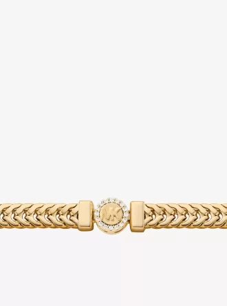 Pavé-Logo-Fuchsschwanz-Kettenhalskette