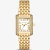Petite Emery Pavé Gold-Tone Uhr