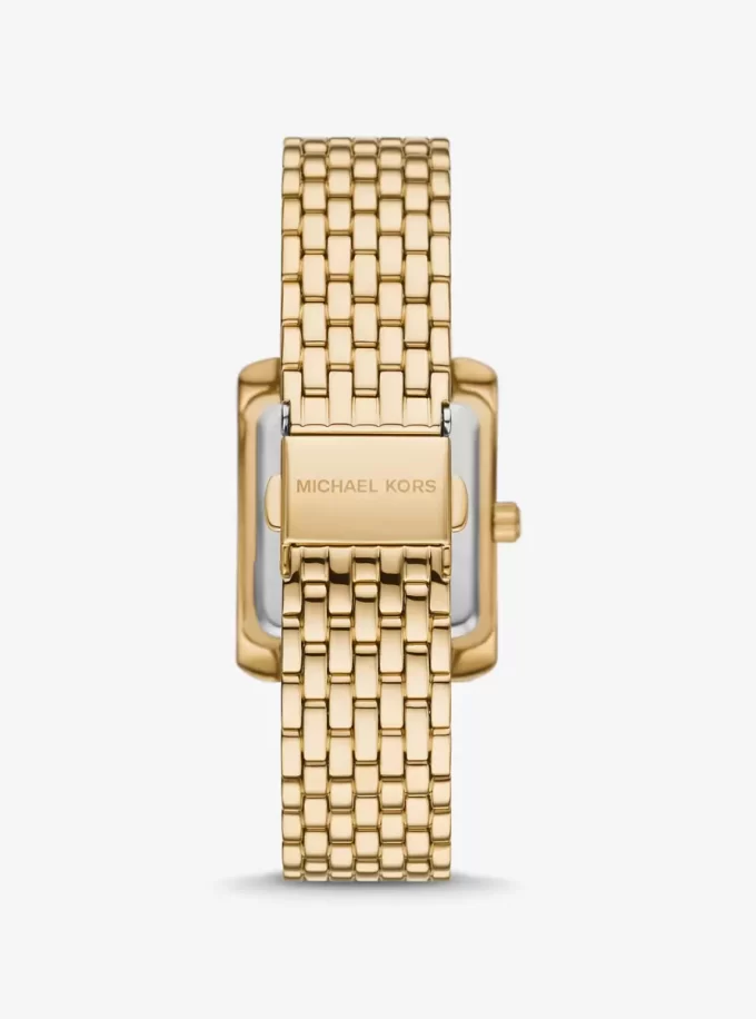 Petite Emery Pavé Gold-Tone Uhr