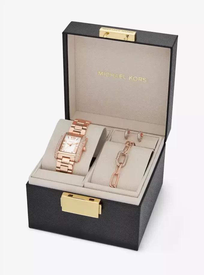 Petite Emery Roségoldfarbenes Uhren- und Schmuck-Geschenkset Petite Emery Roségoldfarbenes Uhren- und Schmuck-Geschenkset