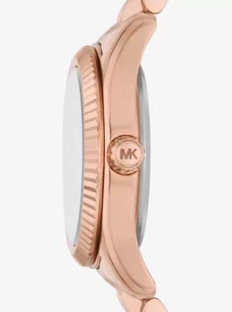 Petite Lexington Pavé-Armbanduhr in Roségold