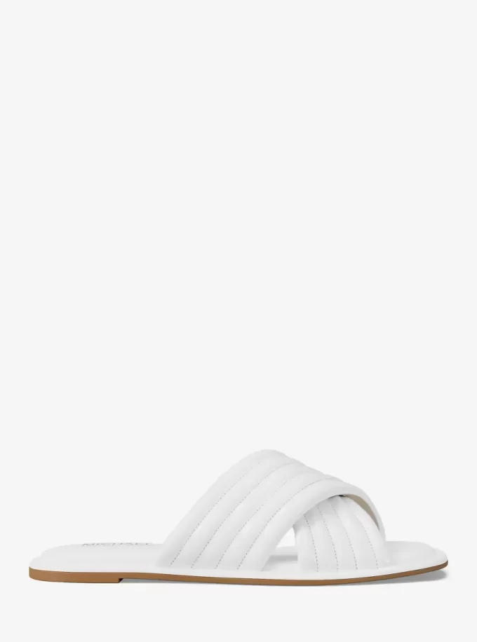 Portia Patent Slide Sandale