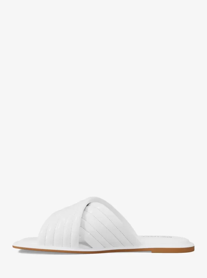 Portia Patent Slide Sandale