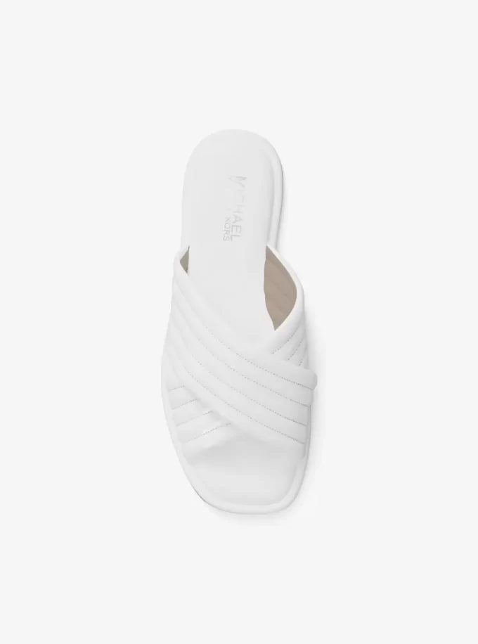 Portia Patent Slide Sandale