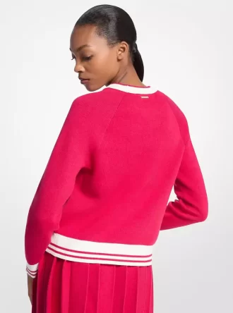 Pullover aus Baumwollmischgewebe mit Logo