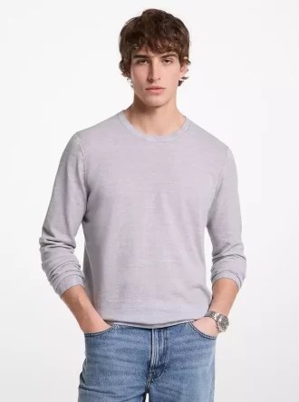 Pullover aus Leinen und Baumwolle