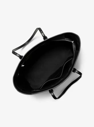 Quinn Große Tragetasche mit Metallic-Logo