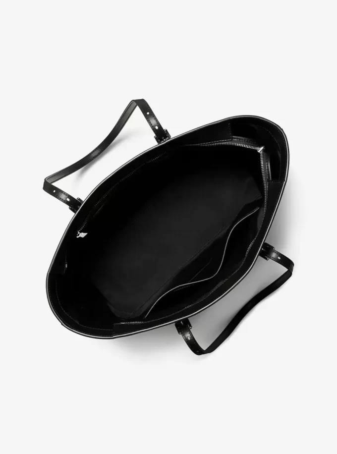 Quinn Große Tragetasche mit Metallic-Logo Quinn Große Tragetasche mit Metallic-Logo