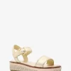 Richie Metallic Plateau-Espadrille-Sandale
