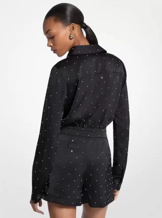 satin jumpsuit mit nieten 2 330x444 - Satin-Jumpsuit mit Nieten