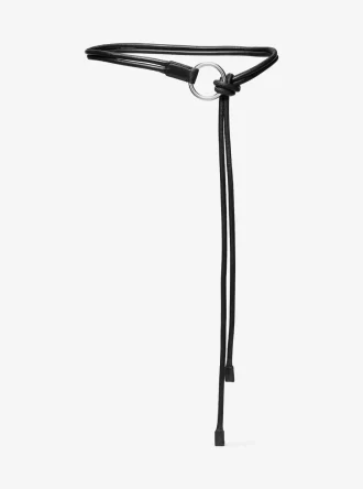 Seil-, Leder- und Baumwollringgürtel