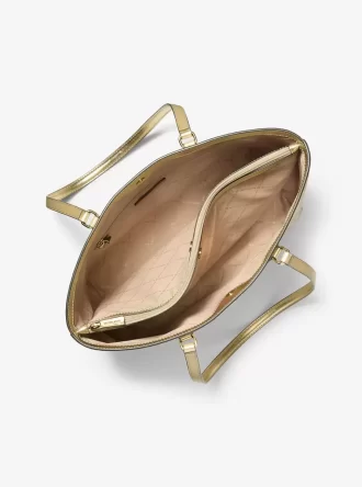 Sheila Große, zweifarbige Metallic-Tragetasche mit charakteristischem Logo