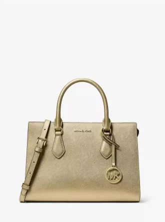 Sheila Medium Metallic Satchel