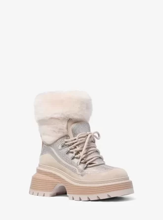 Shiloh Verzierter Mixed-Media-Stiefel