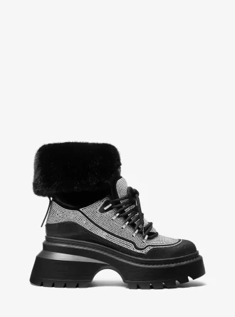 Shiloh Verzierter Mixed-Media-Stiefel