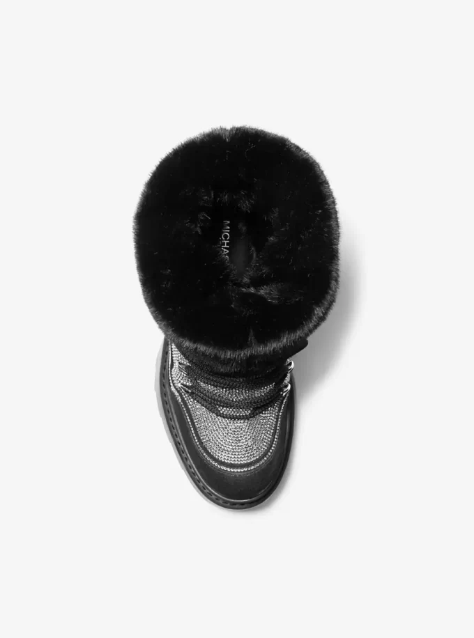 Shiloh Verzierter Mixed-Media-Stiefel