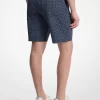 Shorts aus Baumwollmischgewebe mit charakteristischem Logo