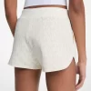 Shorts aus Baumwollmischgewebe mit Logoprint