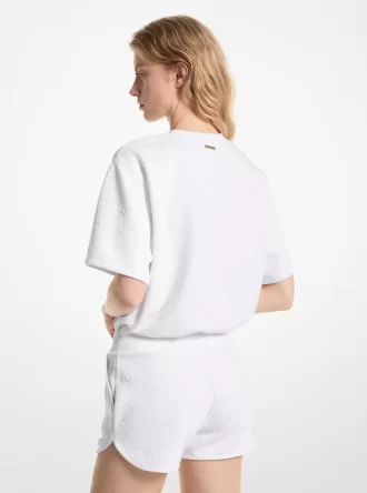 Shorts mit Logo-Jacquard-Strick