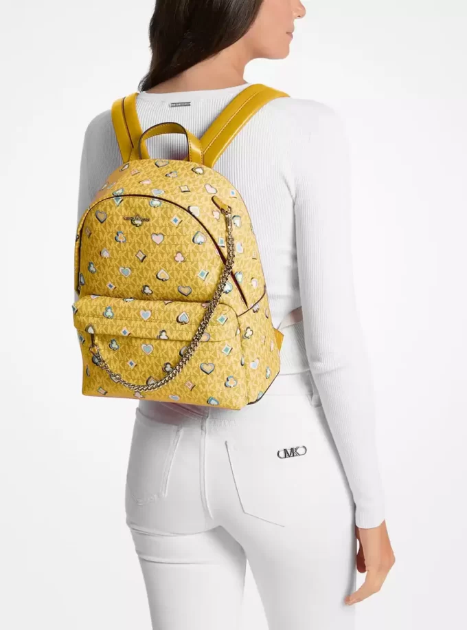 Slater Medium Rucksack mit aufgedrucktem Logo