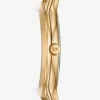 Slim Runway Gold-Tone Curb-Link Uhr