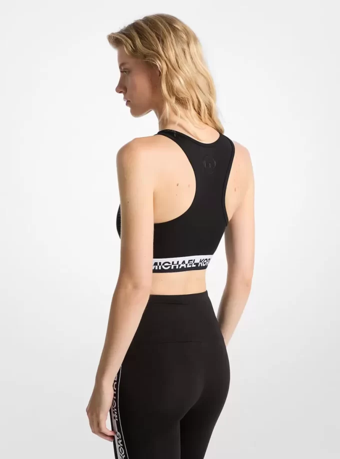 Sport-BH mit Logo-Tape