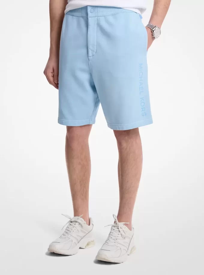 Stückgefärbte Baumwollshorts Stückgefärbte Baumwollshorts