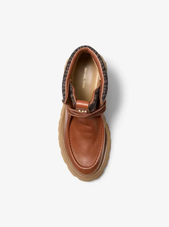 Stiefelette aus Cade-Leder