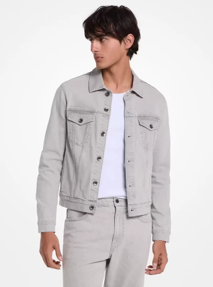 Stretch-Denim-Truckerjacke Stretch-Denim-Truckerjacke