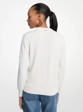 Strickpullover mit Grafik