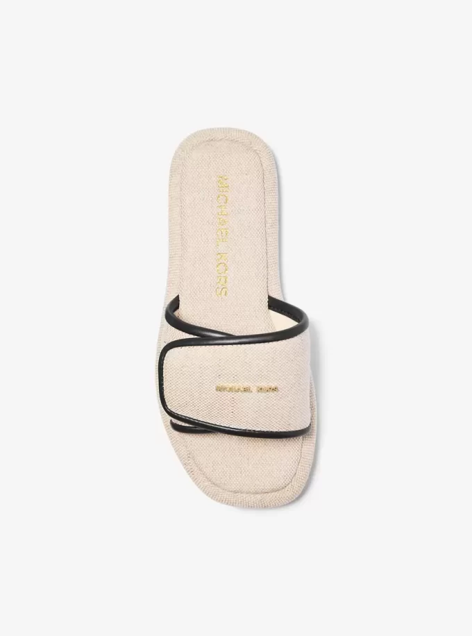 Suki Canvas Slide Sandale