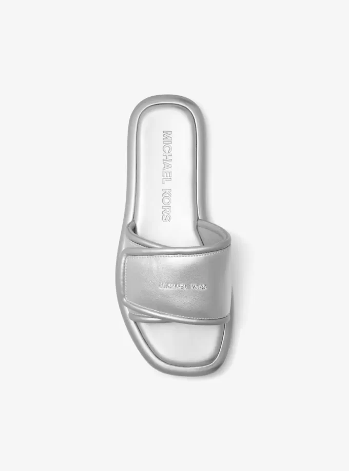 Suki Metallic Slide Sandale