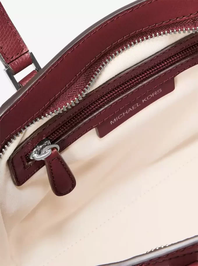 Taryn Kleine Leder-Umhängetasche