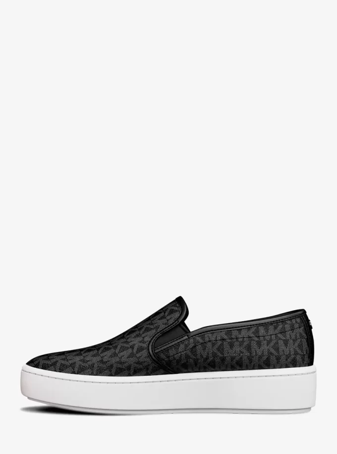 Teddi Signature-Logo-Slip-On-Sneaker