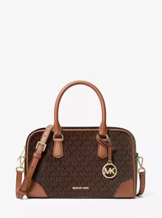 Thompson Medium Signature Logo Satchel