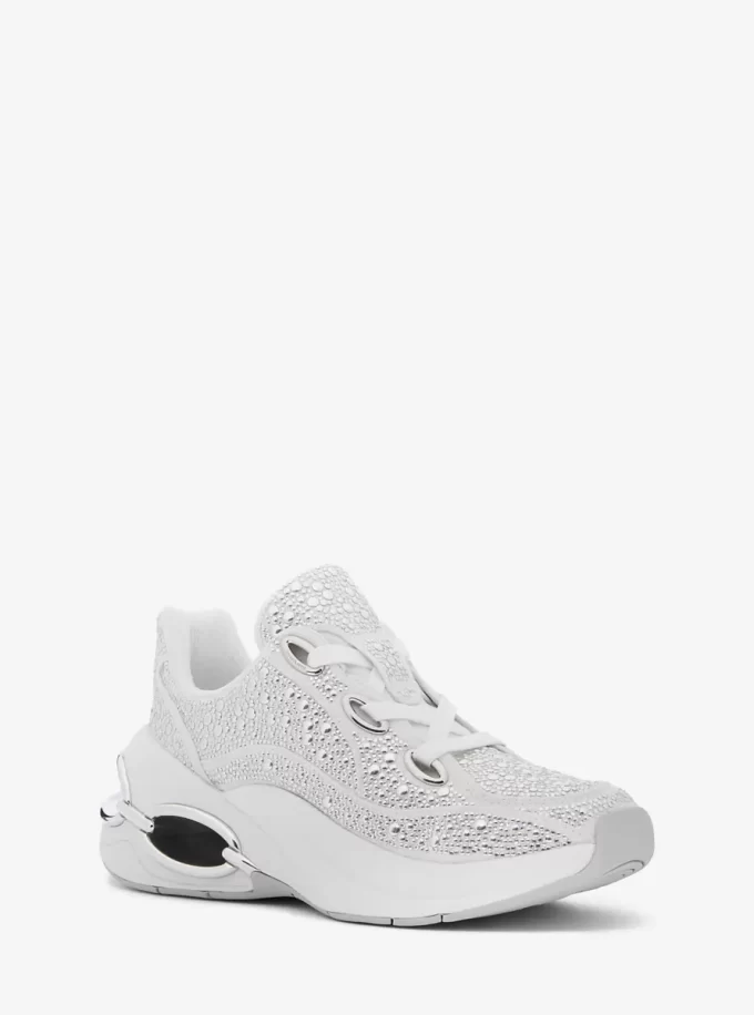 Toni Trainer mit Verzierungen aus Leinenmischung Toni Trainer mit Verzierungen aus Leinenmischung