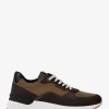 Trevor Sneaker aus Leder und Kordel-Twill
