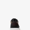 Trevor Sneaker aus Leder und Kordel-Twill