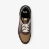 Trevor Sneaker aus Leder und Kordel-Twill
