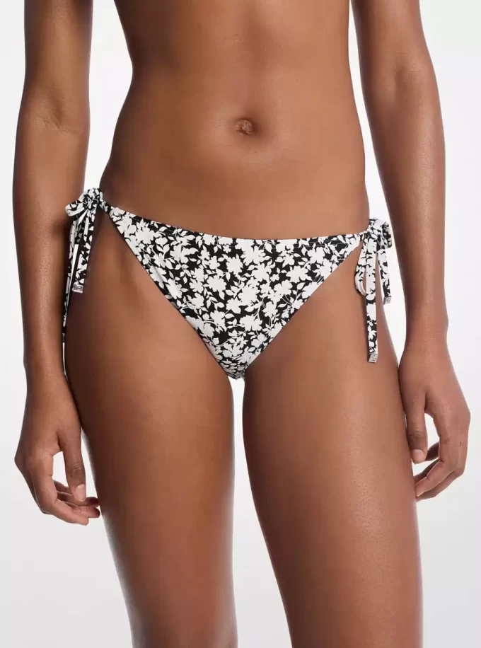 Triangel-Bikinihose mit Blumenmuster