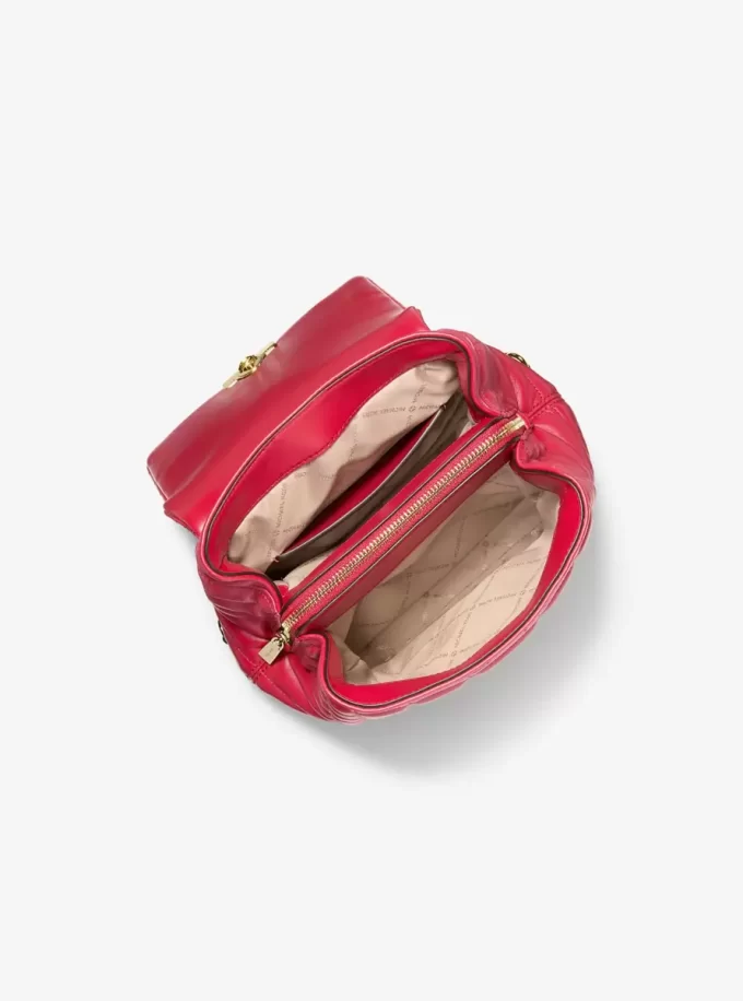 Tribeca kleiner gesteppter Lederrucksack