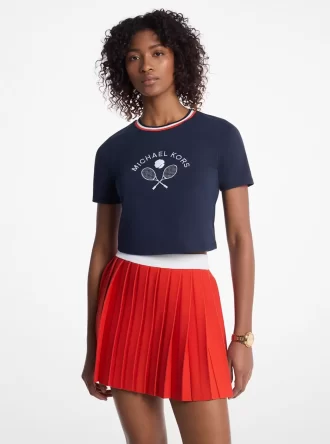 Verziertes Baby-T-Shirt aus Baumwolle